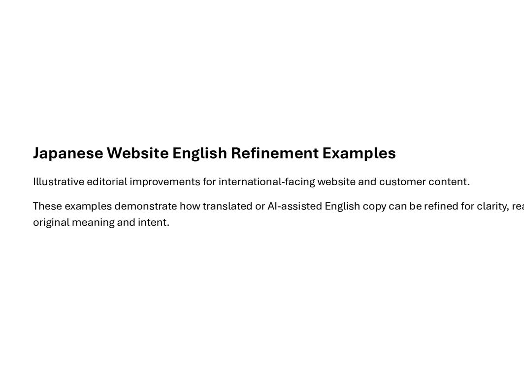 Japanese Website English Refinement PDF thumbnail
